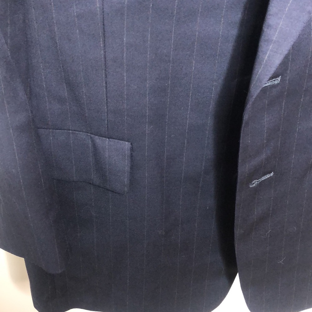 Men’s Hart Schaffner & Marx Gold Trumpeter Nordstrom Pinstripe Suit - Picture 6 of 12